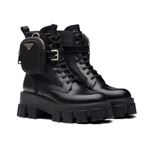 prada ankle boots women's|nylon prada boots women.